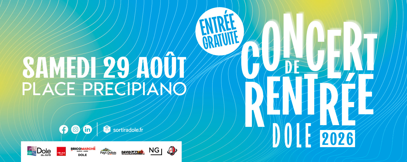 LE CONCERT DE RENTRÉE EST DE RETOUR À DOLE