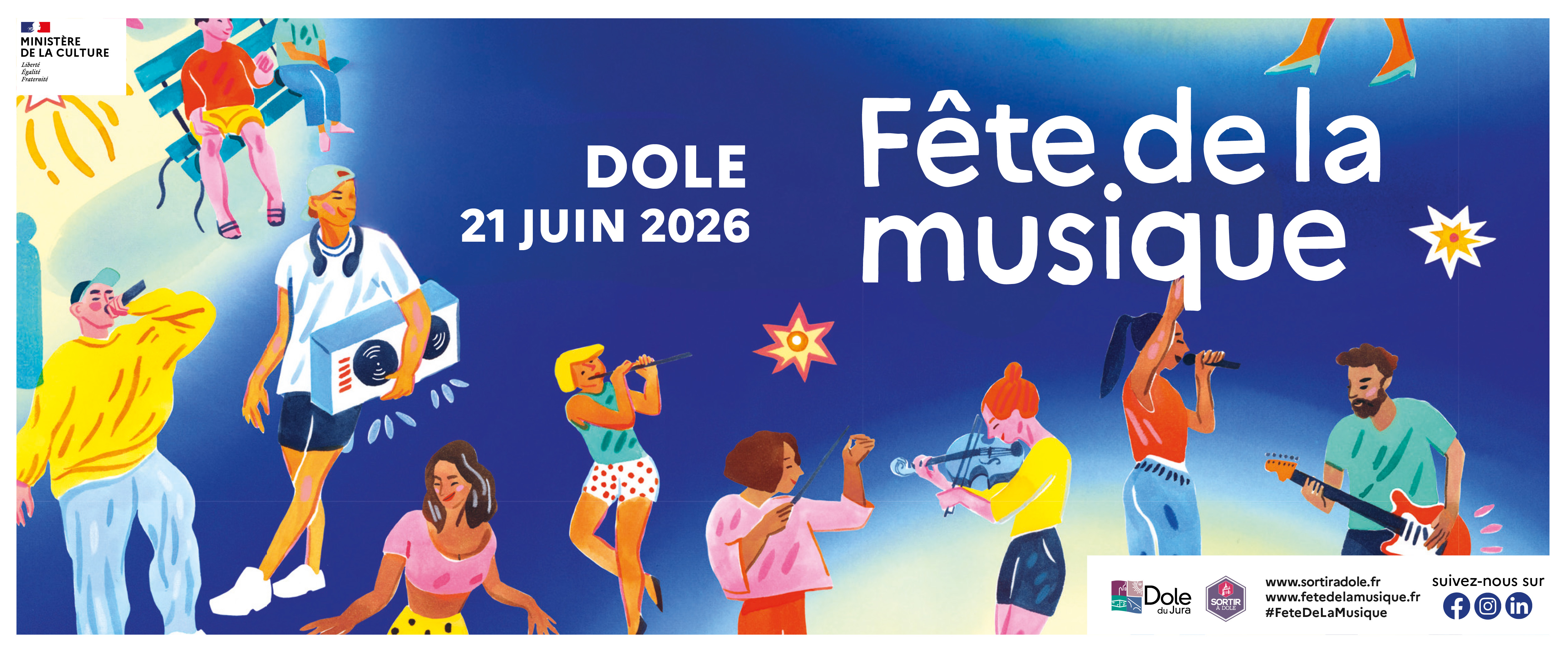 LA FÊTE DE LA MUSIQUE 2026 À DOLE